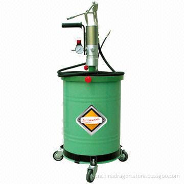 Air Operated Grease Pump, 5 to 6-bar Air Pressure, 60kg Tank Capacity